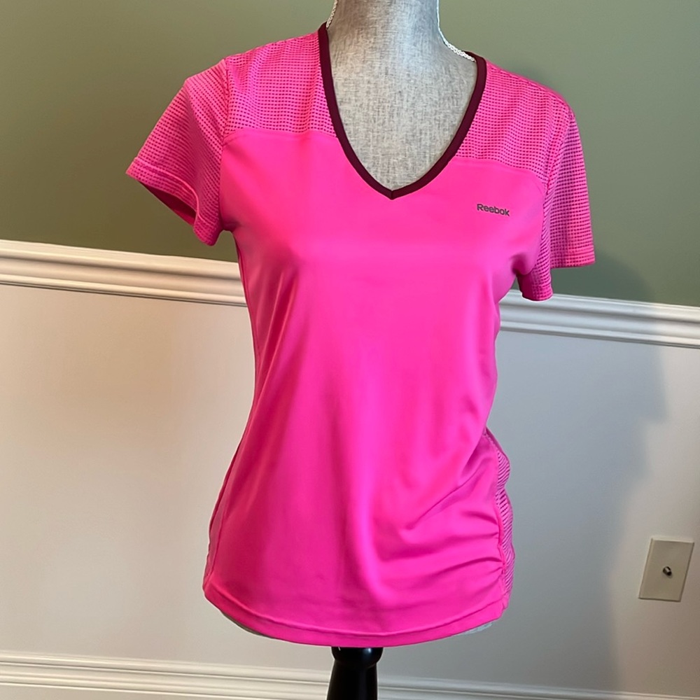 Reebok athletic shirt with mesh accents